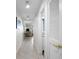 Clean and bright hallway leading to living space and bathroom at 1351 Pelican Watch Villas, Seabrook Island, SC 29455