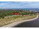 Aerial view of beachfront property, showing location of home and surrounding area at 1351 Pelican Watch Villas, Seabrook Island, SC 29455