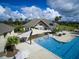Community pool with a separate kiddie pool and shaded areas at 1351 Pelican Watch Villas, Seabrook Island, SC 29455