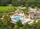 Resort-style pool with expansive sundeck and clubhouse at 1351 Pelican Watch Villas, Seabrook Island, SC 29455