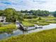 Community boat dock with marsh views at 1351 Pelican Watch Villas, Seabrook Island, SC 29455