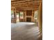 Living room framing with fireplace detail during new home construction at 108 S Williams Dr, Moncks Corner, SC 29461