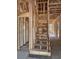 Interior view of a new home's unfinished staircase during construction at 108 S Williams Dr, Moncks Corner, SC 29461