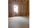 Unfinished bedroom with window in new house under construction at 108 S Williams Dr, Moncks Corner, SC 29461