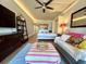 Open living area with sofa, TV, and kitchen visible at 14 Lockwood Dr # 11A, Charleston, SC 29401