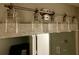 Four-light vanity fixture over a mirror at 14 Lockwood Dr # 11A, Charleston, SC 29401