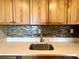 Modern kitchen sink with stainless steel basin and stylish faucet at 14 Lockwood Dr # 11A, Charleston, SC 29401