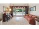 Sunroom with a view of the pool and access to the outdoors at 6036 Postell Dr, Ravenel, SC 29470