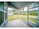 Spacious screened porch overlooking a large backyard at 338 Long Pier St, Summerville, SC 29486