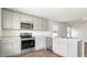 Modern kitchen with stainless steel appliances at 168 River Hill Rd, Goose Creek, SC 29445