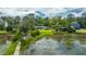 Aerial view of property with marsh and water access at 1227 River Rd, Johns Island, SC 29455