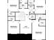 Second floor plan includes 4 bedrooms, loft and 2 full baths at 1687 Cultivation Ln # 461, Mount Pleasant, SC 29466