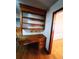Built-in wooden desk with shelving unit at 2320 S Lander Ln, Charleston, SC 29414