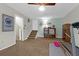 Finished basement with stairs, exercise equipment and ample space at 10 Trail Hollow Dr, Charleston, SC 29414