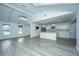 Modern kitchen with white cabinets, marble countertops, and an island at 133 Marion Rd, Summerville, SC 29486