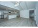Modern kitchen with white cabinets and a large marble island at 133 Marion Rd, Summerville, SC 29486