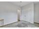 Bedroom with gray walls, wood-look floors, and gray area rug at 516 Yellow Leaf Ln, Summerville, SC 29486