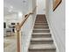 Carpeted staircase leading to the second floor at 516 Yellow Leaf Ln, Summerville, SC 29486
