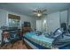 Cozy bedroom with a comfortable bed and workspace at 2355 Cambridge Ave, North Charleston, SC 29405