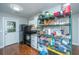 Kitchen with ample storage and black appliances at 2355 Cambridge Ave, North Charleston, SC 29405