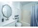 Clean bathroom with updated vanity and bathtub at 2355 Cambridge Ave, North Charleston, SC 29405