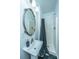Clean bathroom with pedestal sink and shower at 2355 Cambridge Ave, North Charleston, SC 29405