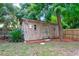 Wooden storage shed in backyard, great for extra storage at 1094 Honeysuckle Ln, Charleston, SC 29412