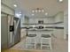 Modern kitchen with an island and stainless steel appliances at 840 Brittlebank Rd, Walterboro, SC 29488