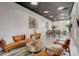 Common area with leather couches and modern decor at 150 Bee Street # 614, Charleston, SC 29401