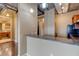 Open concept kitchen with granite countertops and breakfast bar at 150 Bee Street # 614, Charleston, SC 29401