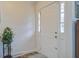 Bright entryway with hardwood floors and white door at 213 Blue Heron Dr, Summerville, SC 29485