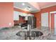 Modern kitchen with stainless steel appliances and granite countertops at 1616 Live Oak Park, Seabrook Island, SC 29455