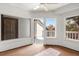 Sunroom with access to balcony and wooded views at 1616 Live Oak Park, Seabrook Island, SC 29455