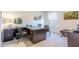 Work from home in this well-lit office with large desk at 183 Morning View Way, Moncks Corner, SC 29461