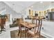 Classic dining area with hardwood table and chairs at 250 Little Oak Dr # 250, Folly Beach, SC 29439