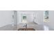 Granite countertop kitchen sink with a view into the adjacent living room at 369 Willows Crescent Dr, Moncks Corner, SC 29461