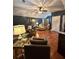 Bright living room with hardwood floors, vaulted ceiling and comfy seating at 1813 Albert Storm Ave, Moncks Corner, SC 29461
