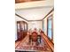 Formal dining room with hardwood floors, large table, and beautiful chandelier at 1813 Albert Storm Ave, Moncks Corner, SC 29461