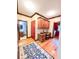 Laundry room with built-in desk, cabinets, and hardwood floors at 1813 Albert Storm Ave, Moncks Corner, SC 29461