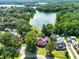 Aerial view of lakefront homes and community at 1813 Albert Storm Ave, Moncks Corner, SC 29461