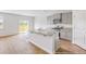 Modern kitchen with gray cabinets and granite countertops at 189 Morning View Way, Moncks Corner, SC 29461