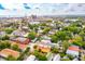 High-angle view of the home and surrounding cityscape at 167 Coming St, Charleston, SC 29403