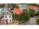 Aerial perspective highlighting the home's location amongst other houses at 167 Coming St, Charleston, SC 29403