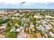 Drone shot showcasing the property's neighborhood and proximity to the city at 167 Coming St, Charleston, SC 29403