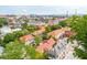 Aerial view of the neighborhood with a bridge in the distance at 167 Coming St, Charleston, SC 29403