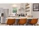 Modern kitchen features stainless steel appliances and white tile at 167 Coming St, Charleston, SC 29403