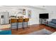 Modern kitchen with stainless steel appliances and island at 167 Coming St, Charleston, SC 29403
