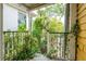 Small balcony with a view of the backyard at 167 Coming St, Charleston, SC 29403