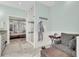 Bathroom with a seating area, walk-in shower, and large mirror at 3427 Colonel Vanderhorst Cir, Mount Pleasant, SC 29466