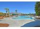 Community pool with lounge chairs and a clubhouse in the background at 3427 Colonel Vanderhorst Cir, Mount Pleasant, SC 29466
